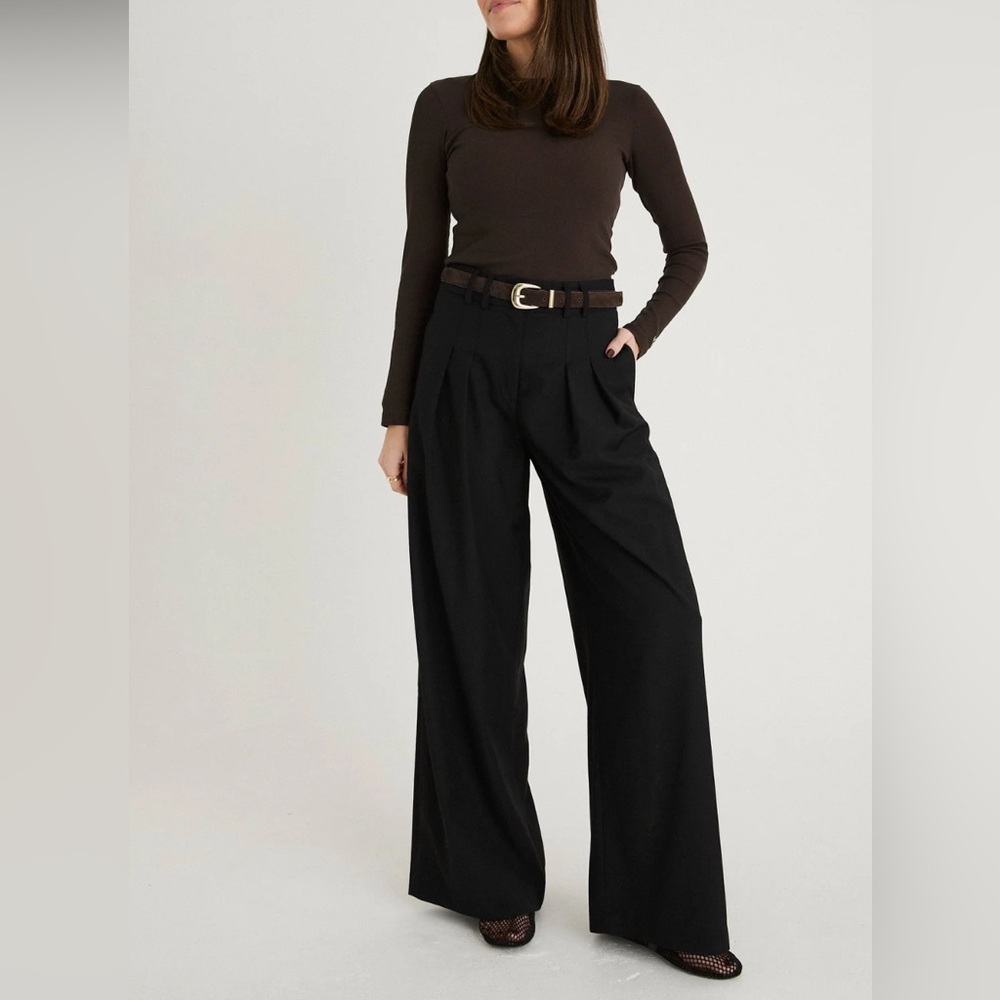 Brand new wide black pants by Wat A Brand.